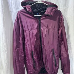 Purple Hooded Jacket